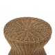 BLOOMINGVILLE Roccas Outdoor-Couchtisch, rund – braunes Polyrattan (53)