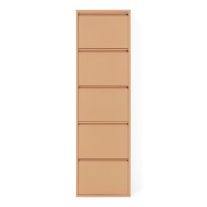 SPINDER DESIGN BILLY 5 skoskab, m. 5 lger - clay terra stl