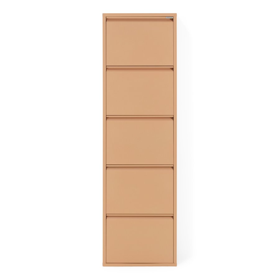 SPINDER DESIGN BILLY 5 skoskap, m. 5 drer - leire terra stl