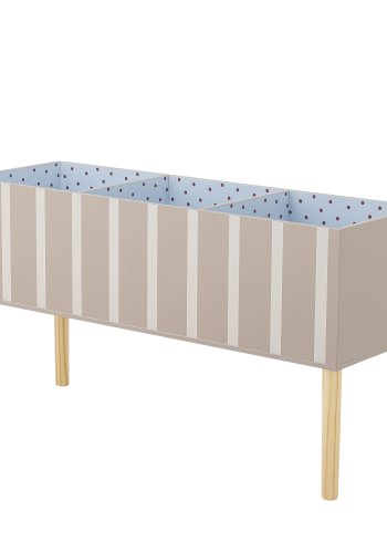 BLOOMINGVILLE MINI Salam Bücherregal, Braun, FSC®100%, MDF (L90xH50xB30 cm)