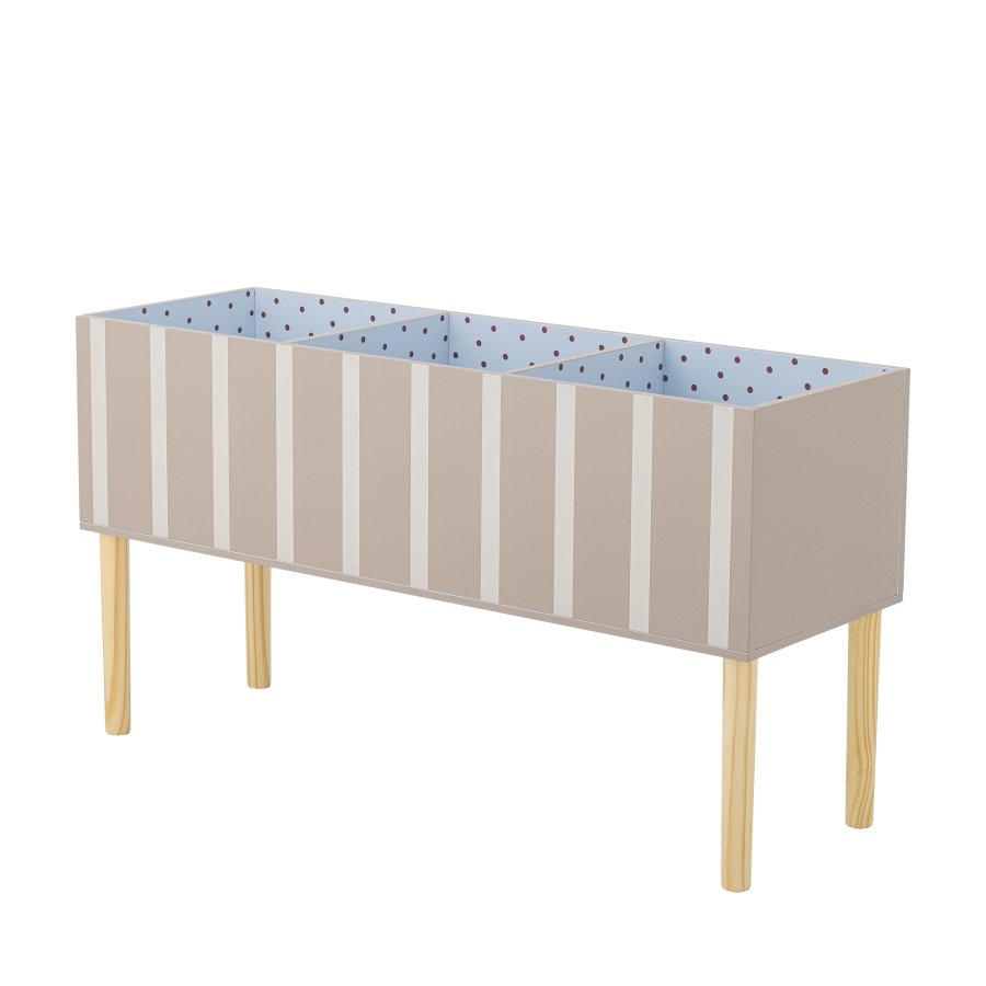 BLOOMINGVILLE MINI Salam Bücherregal, Braun, FSC®100%, MDF (L90xH50xB30 cm)