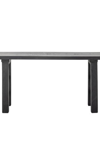 BLOOMINGVILLE Riber Bank, rechteckig – schwarzes Altholz (102x32)