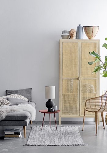 BLOOMINGVILLE Sergio Tischlampe, Braun, Terrakotta, D20,5xH54,5 cm