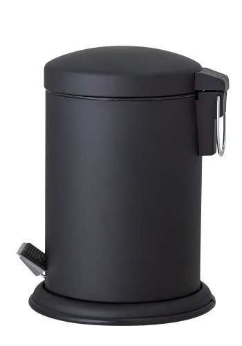 BLOOMINGVILLE Loupi Skraldespand, Sort, Rustfri Stl, D20xH27 cm