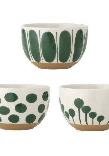 CREATIVE COLLECTION Linora Schale, Grn, Steingut