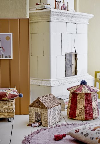 BLOOMINGVILLE Lenea Teppich, Lila, Wolle, D110 cm