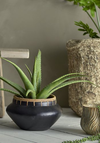 BLOOMINGVILLE Aloe kunstig plante - Grnn plast