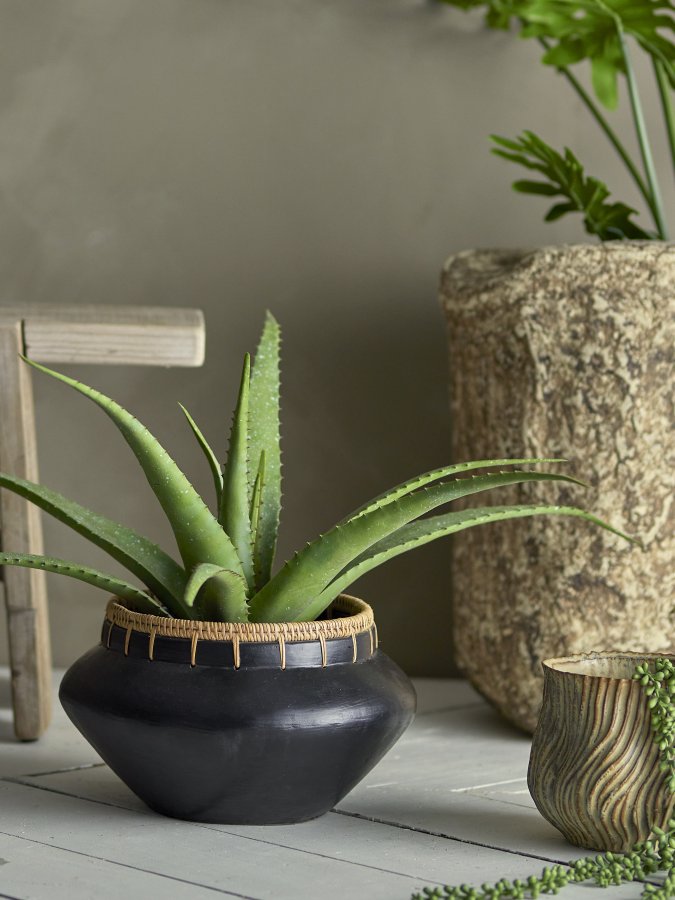 BLOOMINGVILLE Aloe kunstig plante - Grnn plast