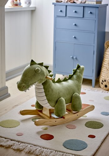 BLOOMINGVILLE MINI Arnie Crocodile gyngehest - grn polyester