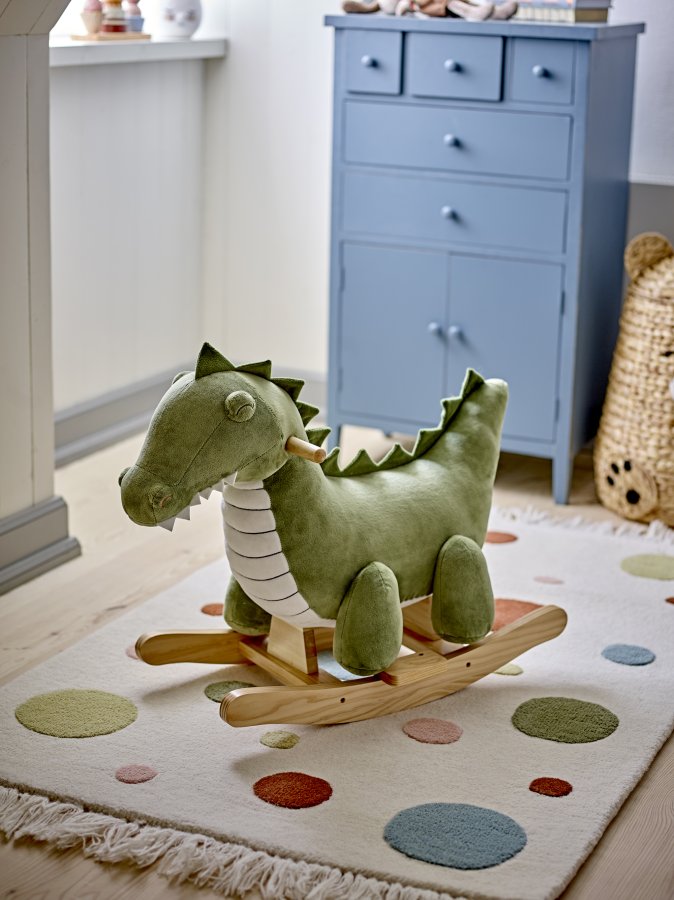 BLOOMINGVILLE MINI Arnie Crocodile gyngehest - grn polyester