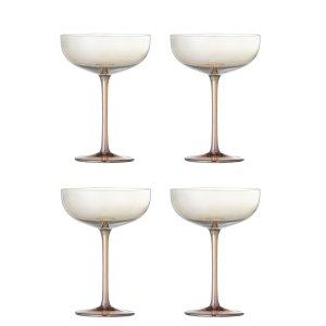 BLOOMINGVILLE Aston cocktailglas - bronze glas (D12xH17 ) (st af 4)