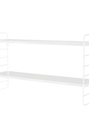 BLOOMINGVILLE North Regal, Weiß, MDF, L65xH35xB15 cm