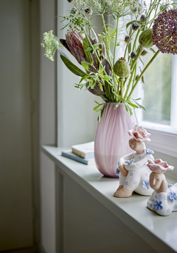 BLOOMINGVILLE Ennis Vase, rosa, glass