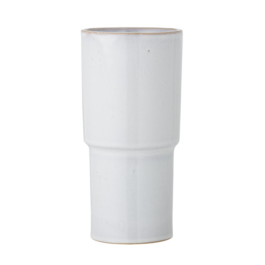 BLOOMINGVILLE Marji Vase, Wei, Steingut