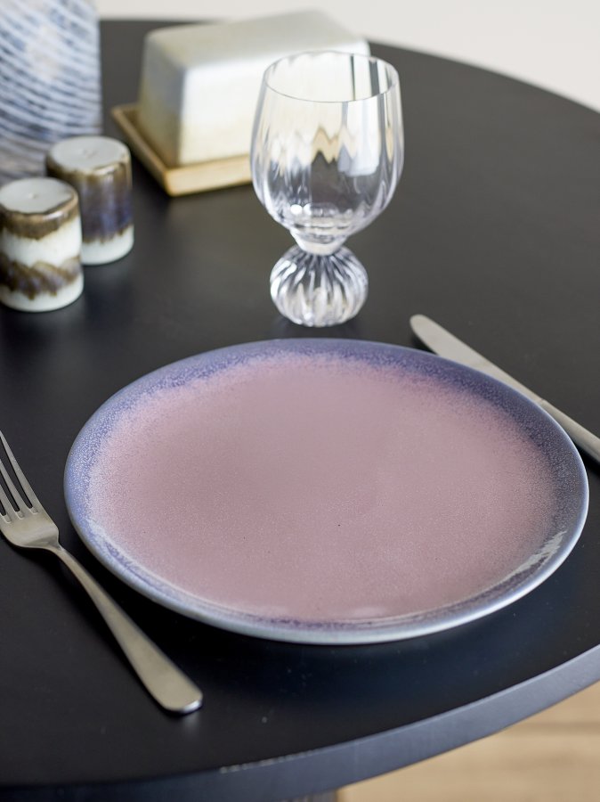 BLOOMINGVILLE Paula tallerken, rosa, steinty