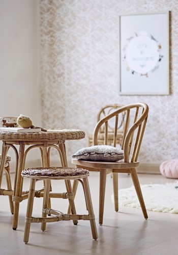 BLOOMINGVILLE Lenea Tppe, Natur, Uld, D110 cm