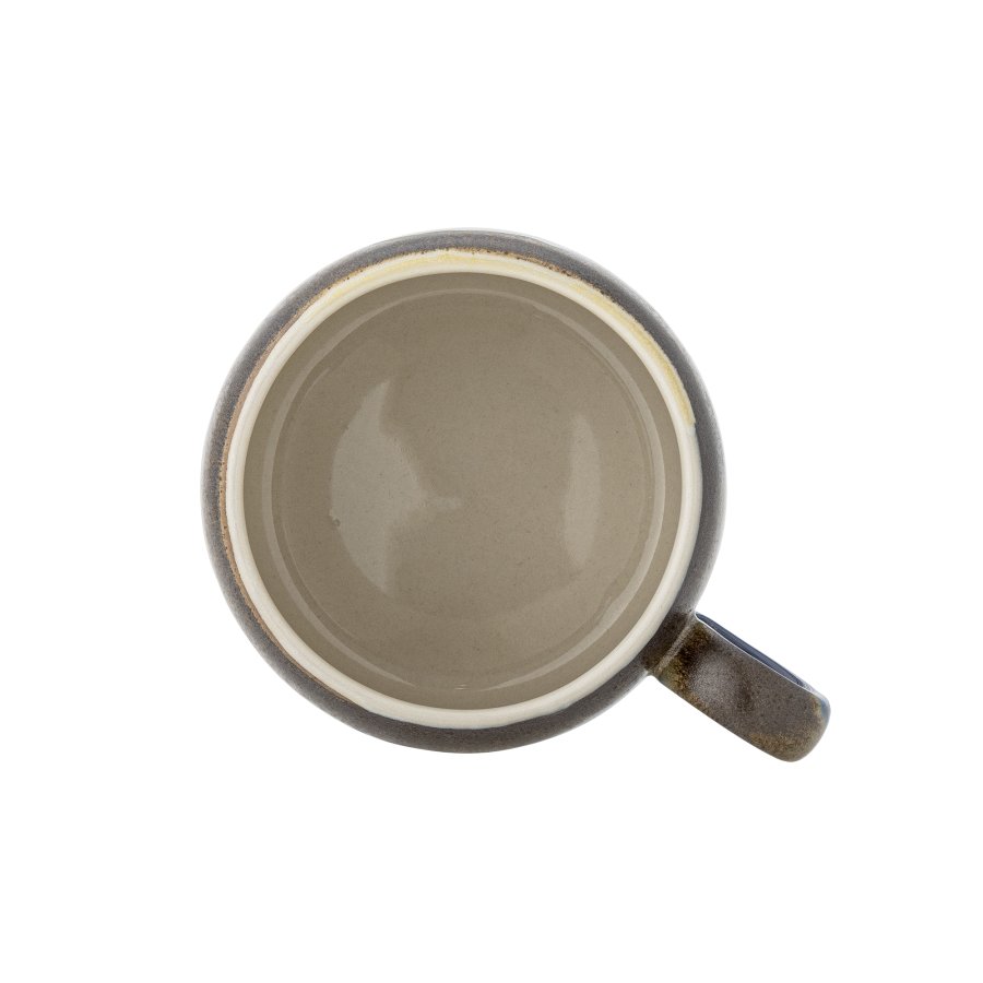 BLOOMINGVILLE Sheen Tasse, Blau, Steingut (D10,5xH8 cm, 4er-Set)