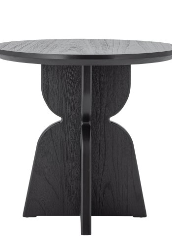 BLOOMINGVILLE Vixen Esstisch, Schwarz, Kiefer (T80xH75 cm)