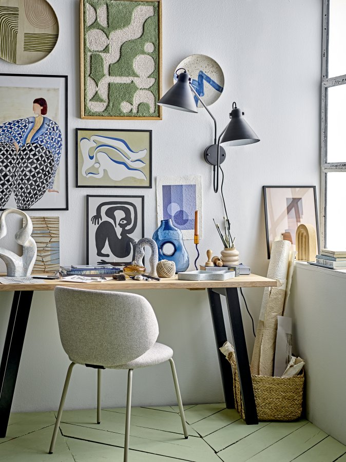 BLOOMINGVILLE Amica serveringsfat, rundt - rosa steinty (39)