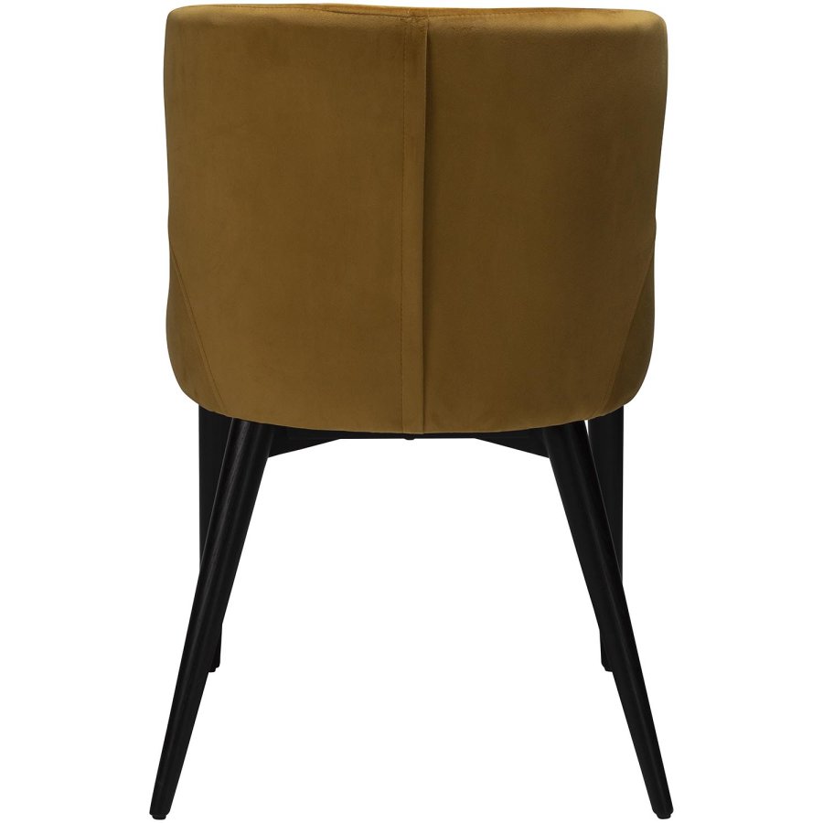 DAN-FORM Vetro Sessel - Bronzesamt und schwarze Eiche