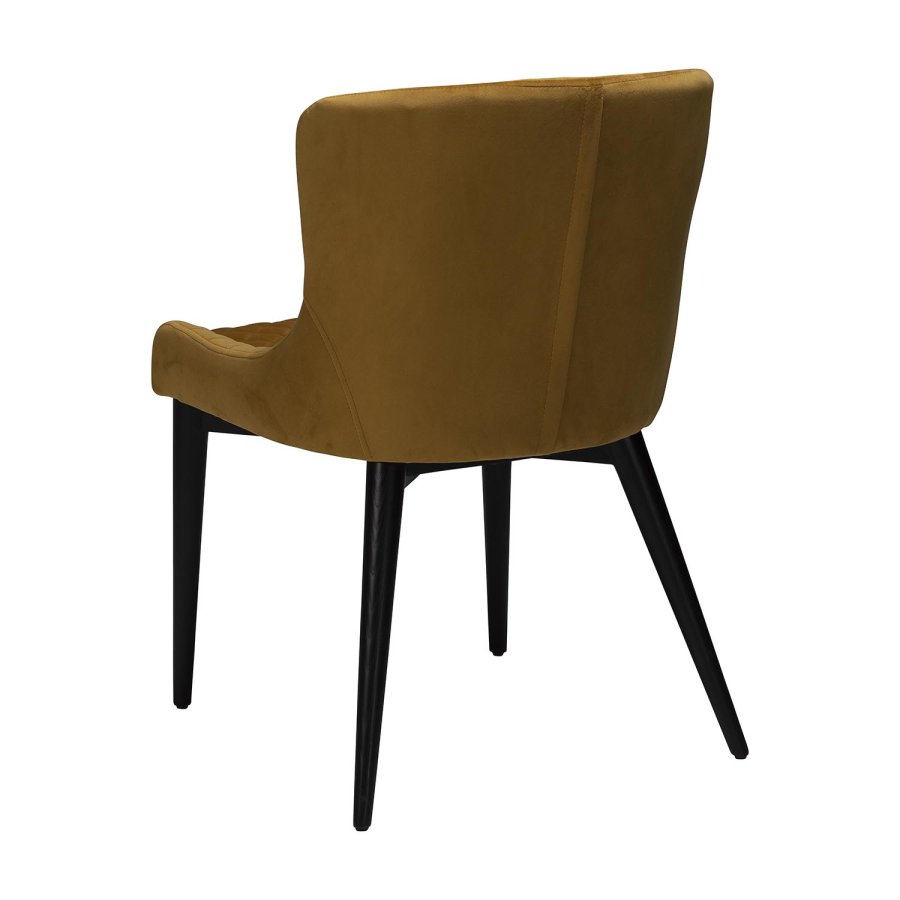 DAN-FORM Vetro Sessel - Bronzesamt und schwarze Eiche