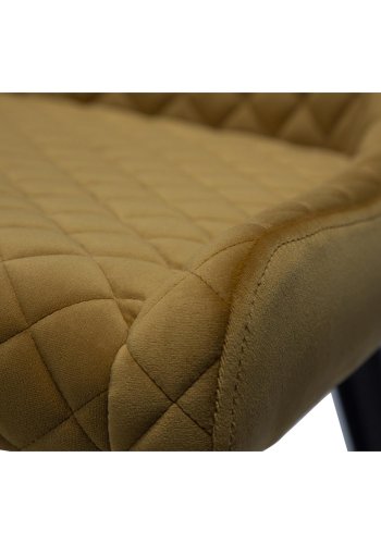 DAN-FORM Vetro Sessel - Bronzesamt und schwarze Eiche