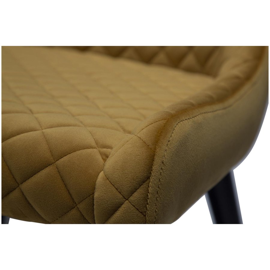 DAN-FORM Vetro Sessel - Bronzesamt und schwarze Eiche