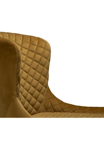 DAN-FORM Vetro Sessel - Bronzesamt und schwarze Eiche