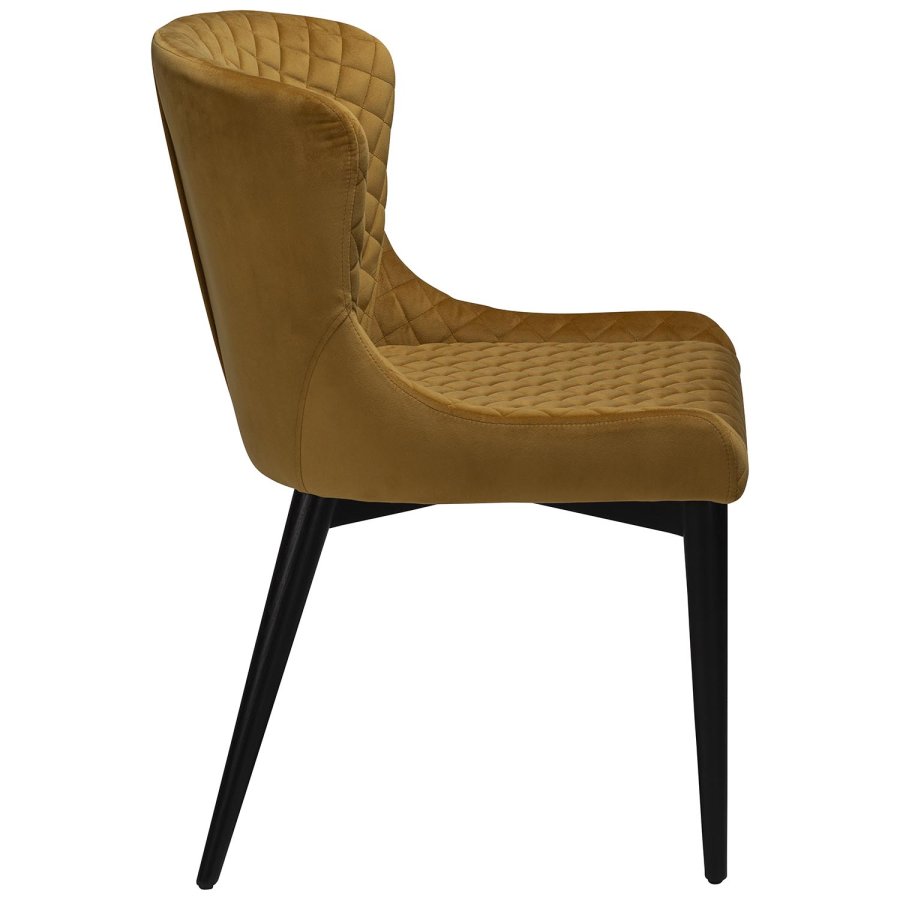 DAN-FORM Vetro Sessel - Bronzesamt und schwarze Eiche