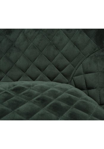 DAN-FORM Vetro Sessel - grüner Samt und natürliche Eiche