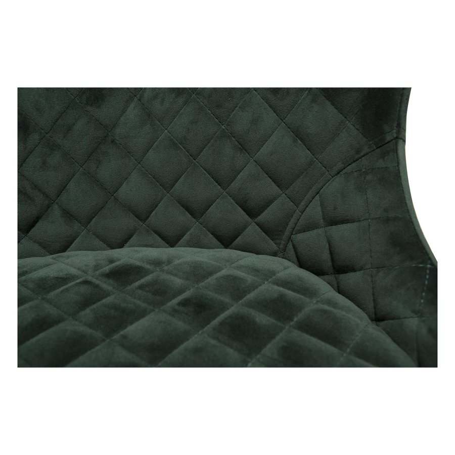 DAN-FORM Vetro Sessel - grüner Samt und natürliche Eiche