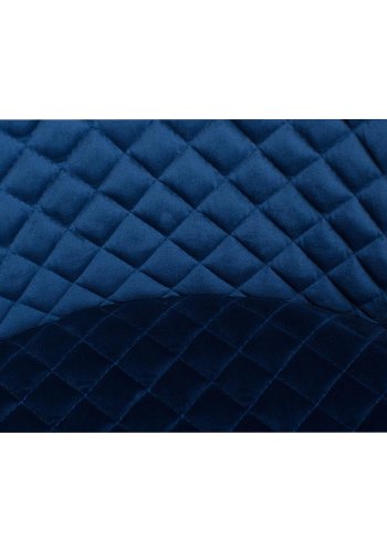 DAN-FORM Vetro Sessel - blauer Samt und natürliche Eiche