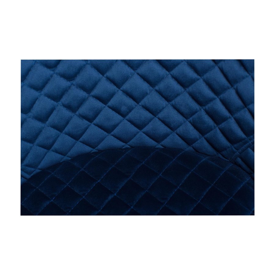 DAN-FORM Vetro Sessel - blauer Samt und natürliche Eiche