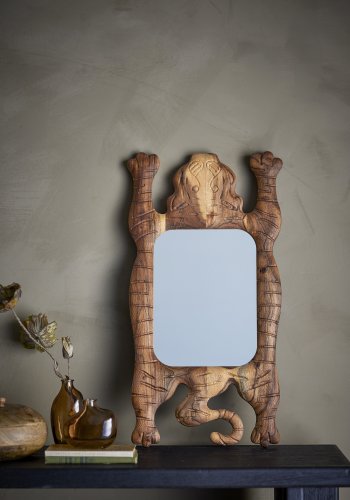 BLOOMINGVILLE Marga veggspeil, brun, akasie