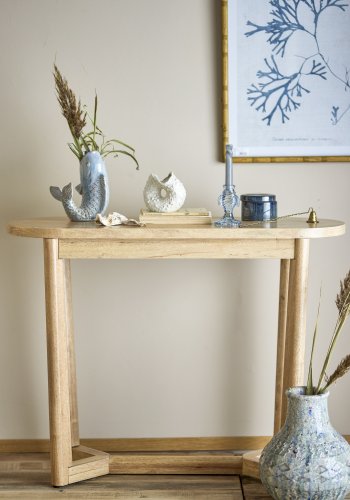 CREATIVE COLLECTION Serrone konsollbord, naturlig, gummitre