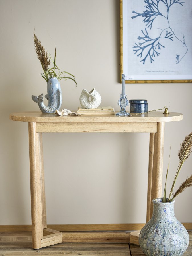 CREATIVE COLLECTION Serrone konsollbord, naturlig, gummitre