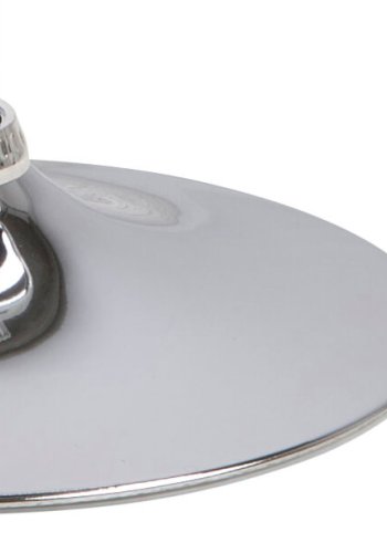 ACT NORDIC Grace barstol - svart / vit lder PU, metallram med trumpetfot