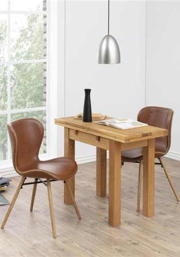 ACT NORDIC Kenley Klapptisch - Naturholz, mit Verlängerung (100x45)