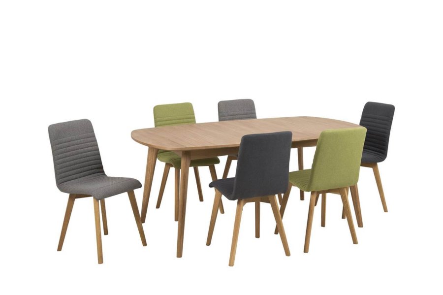 ACT NORDIC Marte spisebord - oliebehandlet, m. udtrk