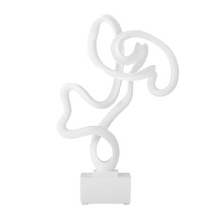 BLOOMINGVILLE Arista skulptur - vit harts