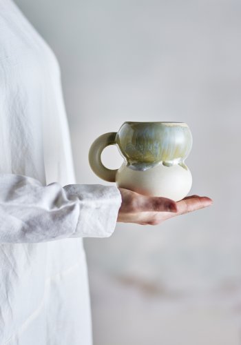 BLOOMINGVILLE Luna kop, m. hank - bl stentj (D9xH10) (st af 4)