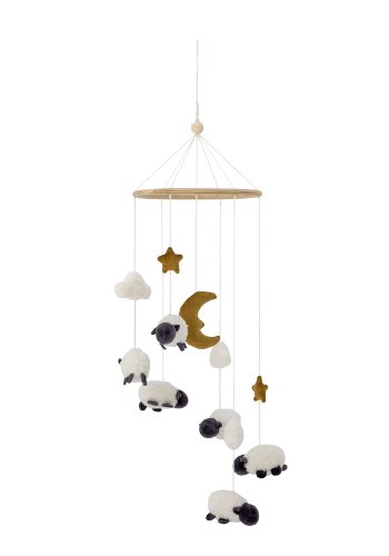 BLOOMINGVILLE MINI Dollynyckel, Vit, Polyester (D20xL75 cm)