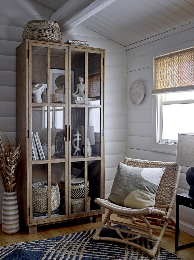 BLOOMINGVILLE Sergio Tischlampe, Braun, Terrakotta, D20,5xH54,5 cm