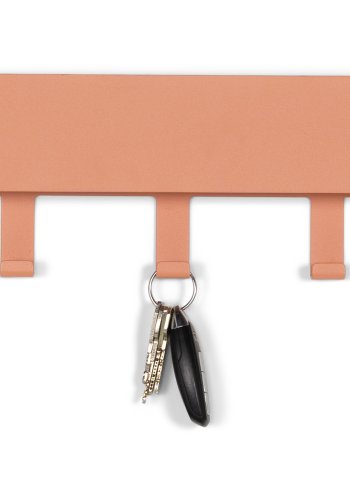 SPINDER DESIGN Dax Play 3 klesstativ, m. 3 kroker og hylle - leire terra stl