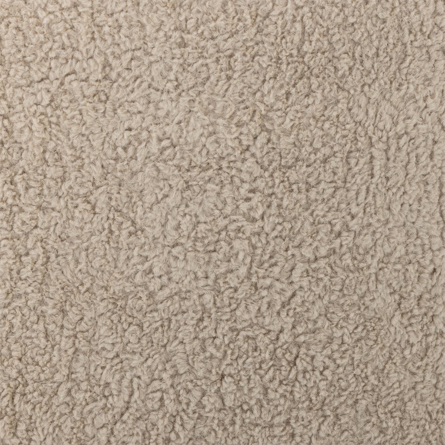 BLOOMINGVILLE Camino loungestol - naturlig stoff og brunt gummitre