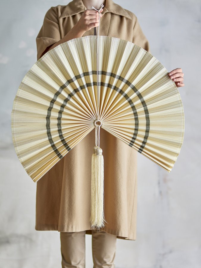 BLOOMINGVILLE Jaime Veggdekorasjon, Natur, Bambus (L70xH75 cm)