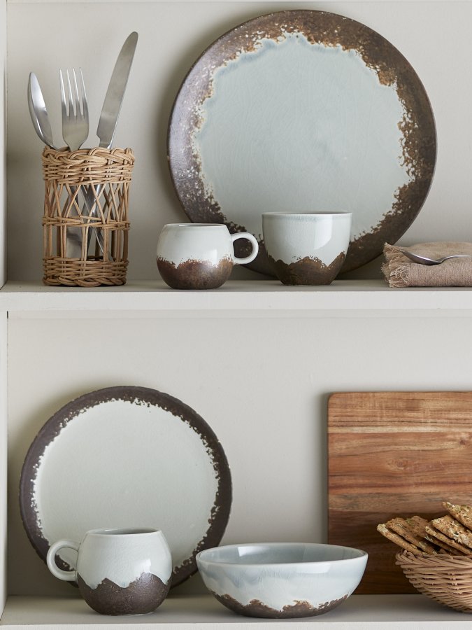 BLOOMINGVILLE Paula Espressotasse, Braun, Steingut