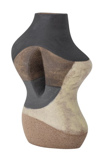 BLOOMINGVILLE Vica Vase, Brun, Steinty