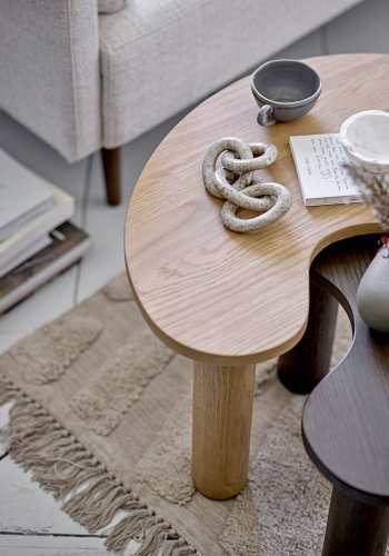 BLOOMINGVILLE Elaine teppe, rektangulrt - naturlig bomull (210x150)