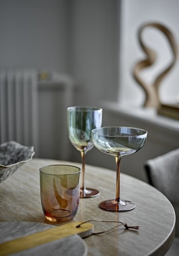 BLOOMINGVILLE Aston Cocktailglas, Bronze, Glas (D12xH17 cm, 4er Set)